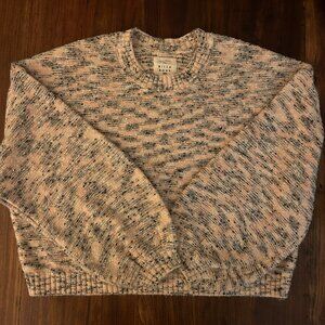 BILLABONG "PARTY WAVES" SPACE DYED PUFF SLEEVE SWEATER